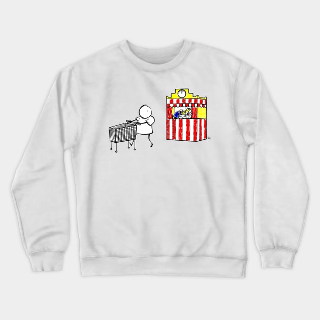 Theater of the Mindless Crewneck Sweatshirt by philmachi